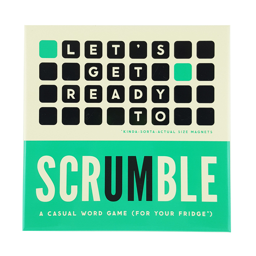 Brass Monkey Scrumble Magnetic Fridge Game