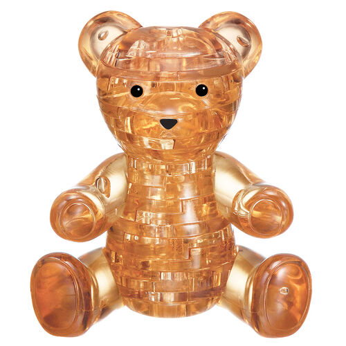 3D Brown Teddy Crystal Puzzle