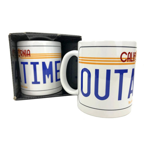 Back to the Future OUTATIME License Plate Mug