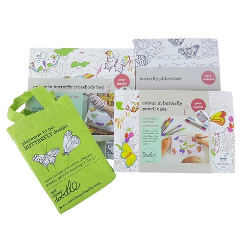 Colour and Learn Butterfly Gift Pack