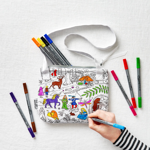 Colour and Learn Fairytales and Legends Crossbody Bag