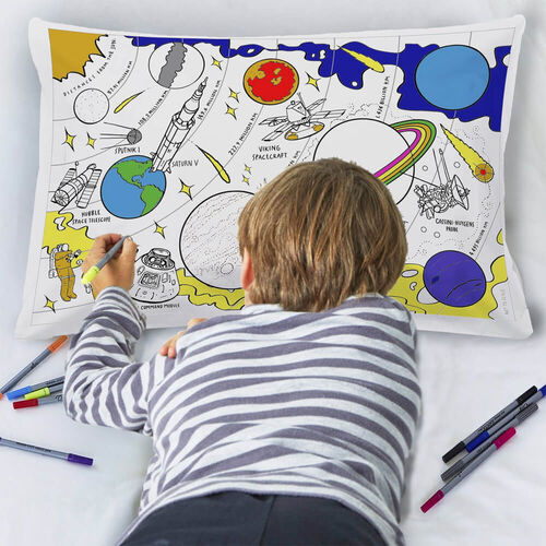 Colour and Learn Space Explorer Pillowcase