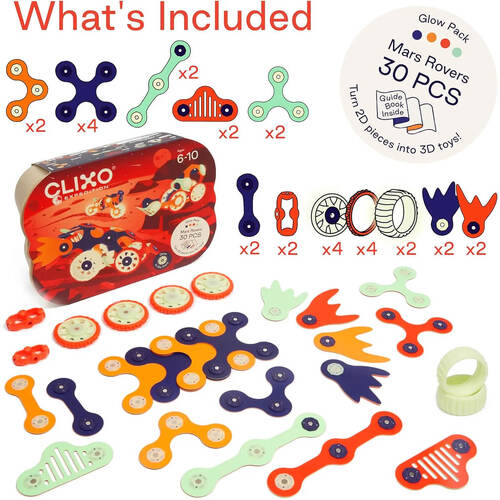 Clixo Mars Rover Pack 30pcs