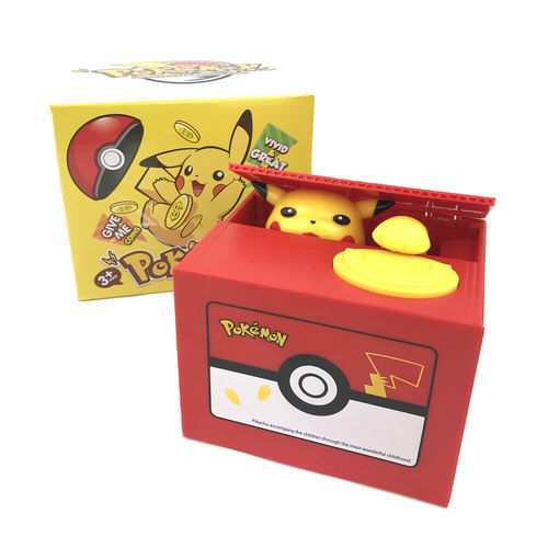Coin Stealing Pikachu Money Bank