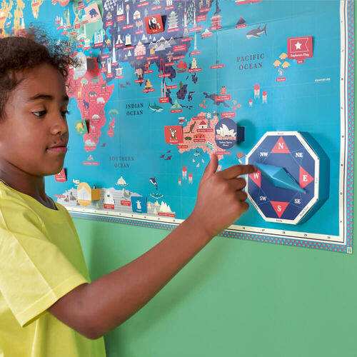 Create your Own Giant World Map Action packed activities and a giant
