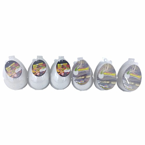 Dino and Crocodile 6 Egg Pack