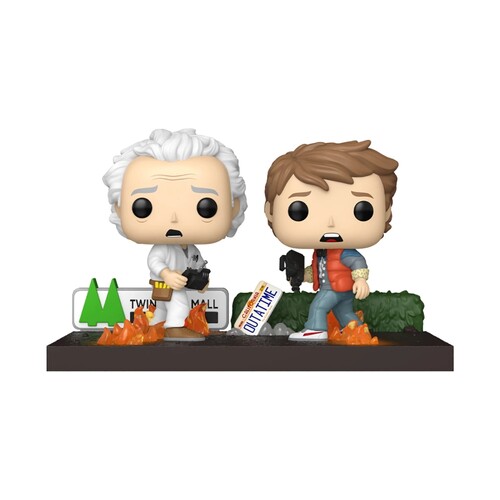 Back to the Future Doc and Marty Pop Vinyl Moment