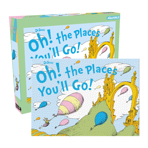 Dr Seuss Oh The Places You'll Go 1000pc Jigsaw Puzzle