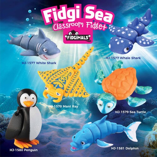 Fidgimals Fidgi Sea Creatures
