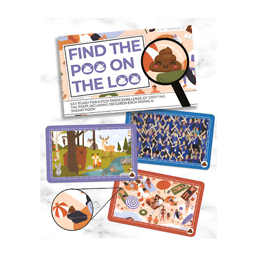 Find the Poo on the Loo Cards