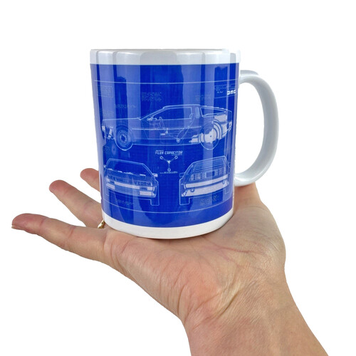 Back to the Future Blueprint Mug