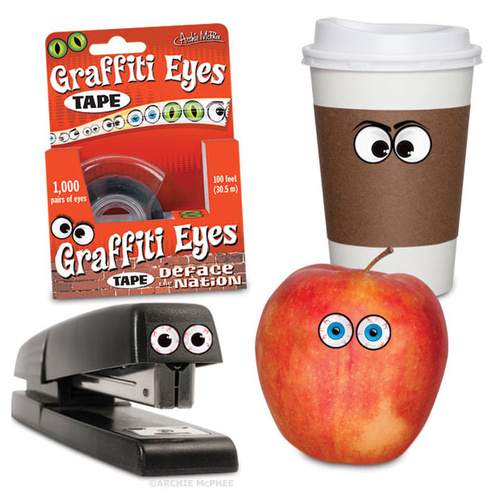 Googly Eye Sticky Tape I can't take my eyes off you, because they're