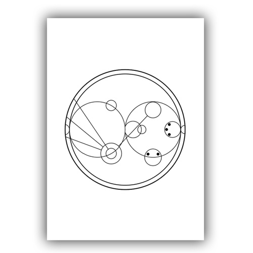 Gallifreyan Name Poster - Digital Download Version
