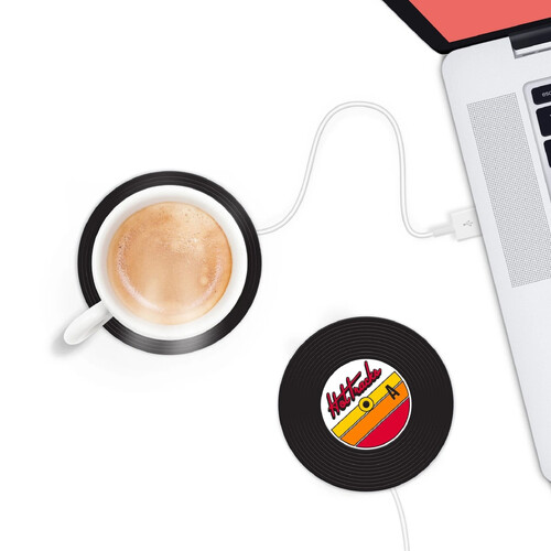 Hot Tracks Vinyl Record Shaped USB Cup Warmer