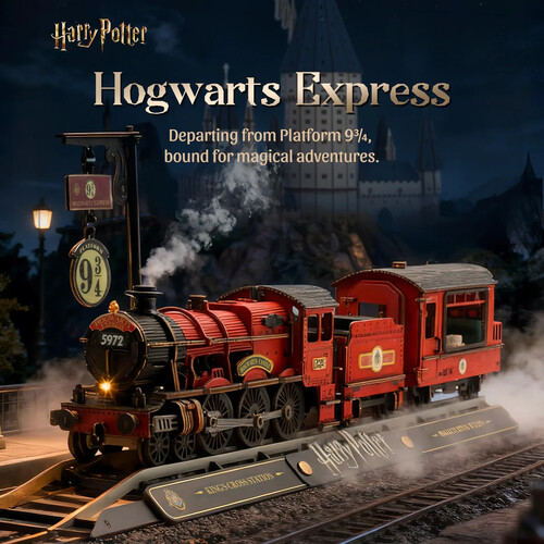Harry Potter Hogwarts Express Wooden Construction Craft Set