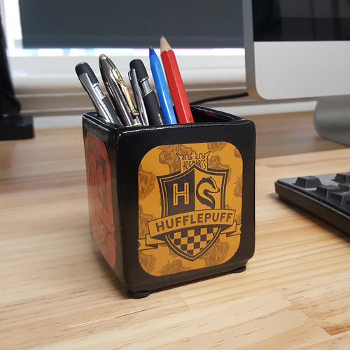 Harry Potter Crests Square Pen Pot