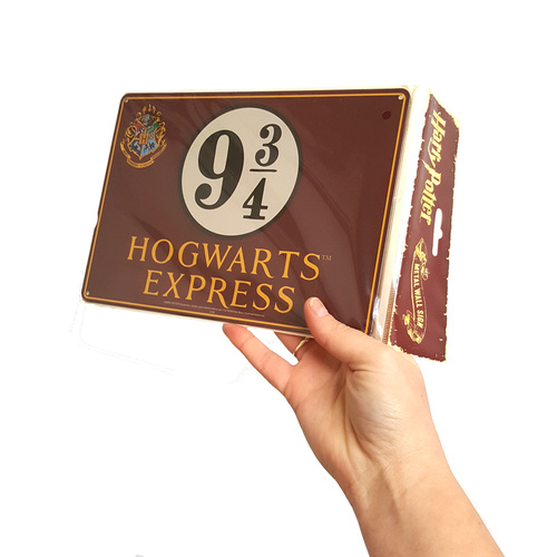 Harry Potter Hogwarts Express Small Tin Sign | All aboard the Hogwarts ...