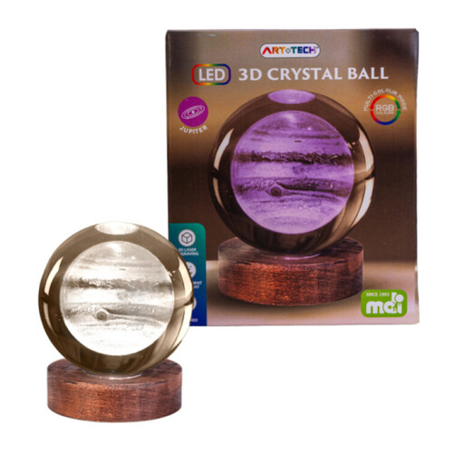 Jupiter 3D LED Crystal Lamp