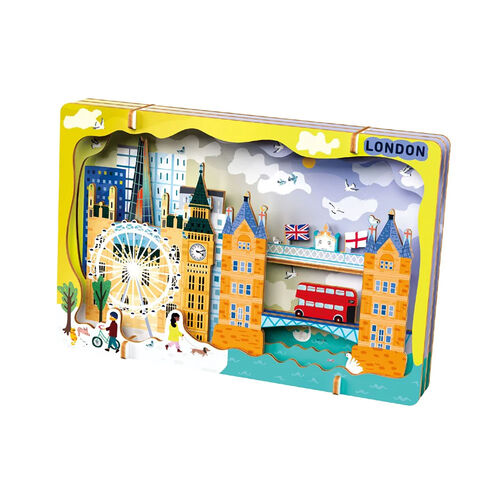 London 3D Cityscape Wooden Kit