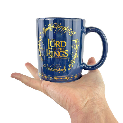 Lord of the Rings Logo Blue Mug