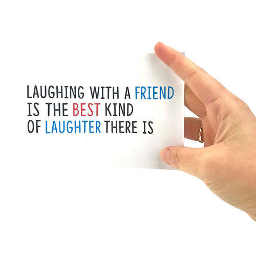 Laughing With A Friend Print
