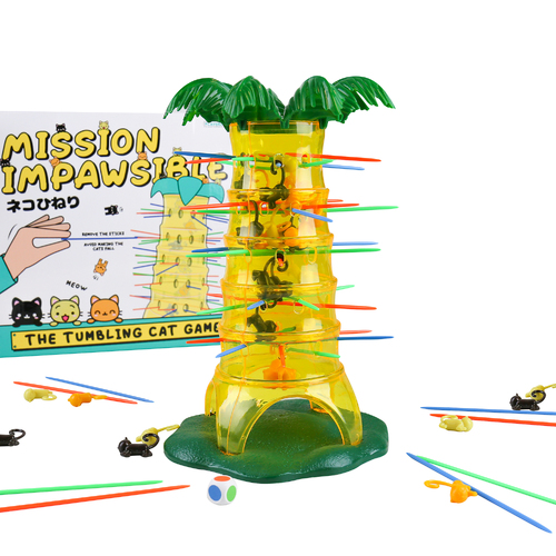 Mission Impawsible Tumbling Cat Game