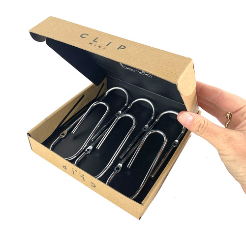 Mini Paper Clip Wall Hooks Set of 3
