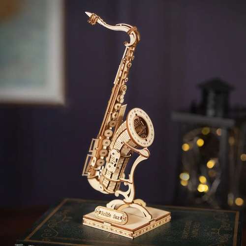 ROKR Mini Saxophone with Stand Model Kit
