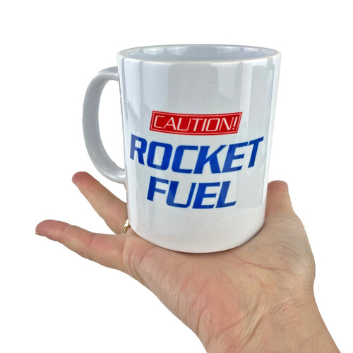 NASA Caution Rocket Fuel Mug