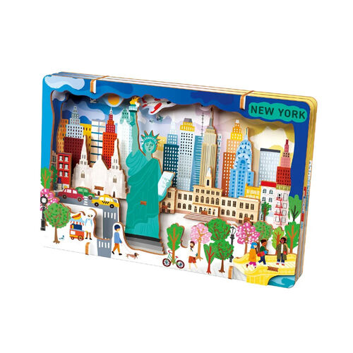 New York 3D Cityscape Wooden Kit