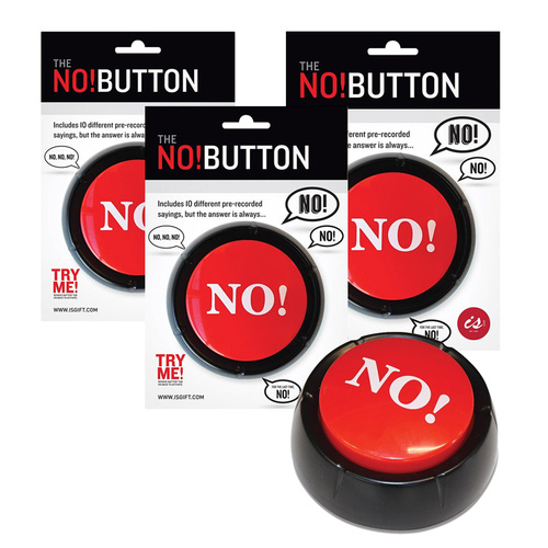 The NO Button 3 Pack