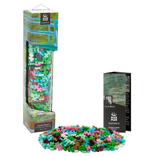 Plus Plus Inspired Monet The Japanese Footbridge 350pc