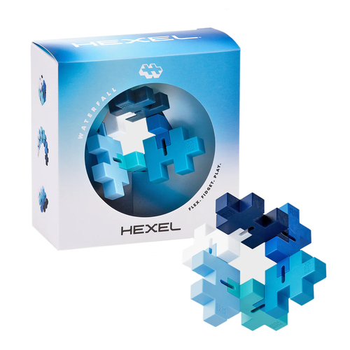 Plus Plus Hexel Fidget Toy Waterfall