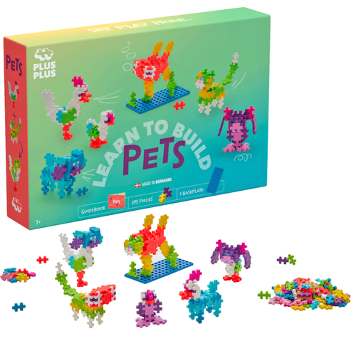 Plus Plus Learn to Build Pets 275pc Kit