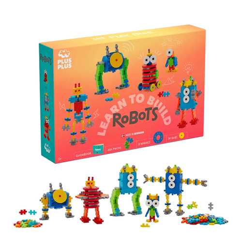Plus Plus Learn to Build Robots 275pc Kit