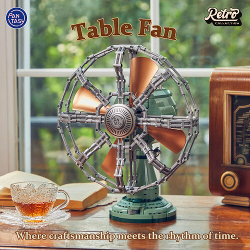 Retro Collection Table Fan Construction Set