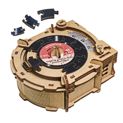 Record Player Puzzle Box