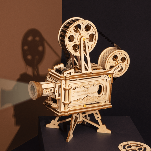 Robotime Mechanical Gears Vitascope Vintage Movie Projector