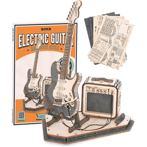 ROKR Mini Electric Guitar with Amp Model Kit
