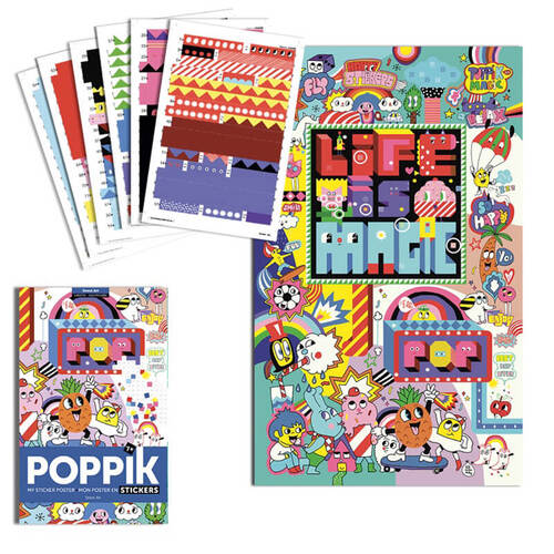 Street Art Giant Poster with 1600 Stickers