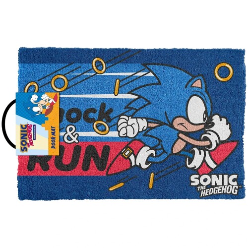 Sonic the Hedgehog Knock and Run Door Mat
