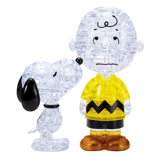 3D Snoopy and Charlie Brown Crystal Puzzle