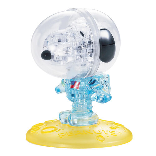 3D Snoopy Astronaut Crystal Puzzle