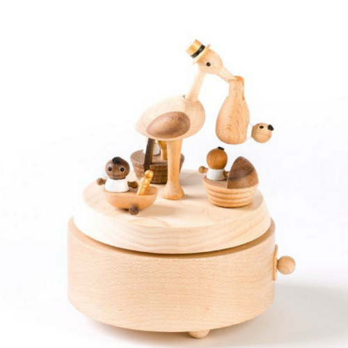 Special Delivery Wooden Musical Box Find Bundles of Joy in this