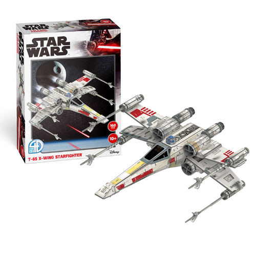 Star Wars T-65 X-Wing Star Fighter 160pc 3D Paper Model Kit