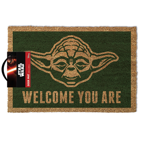 Star Wars Yoda Welcome You Are Door Mat