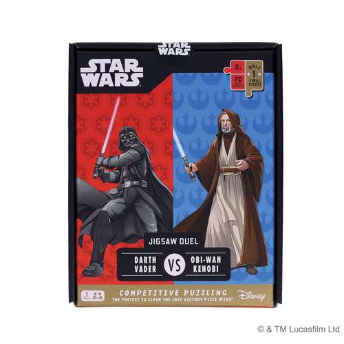 Star Wars Jigsaw Duel Darth Vader vs Obi Wan Kenobi