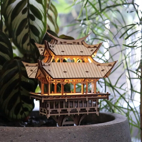 Temple of Gratitude DIY Treehouse Model Kit