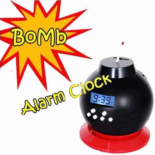 Time Bomb Alarm Clock and Money Bank Blast From Your Mattress