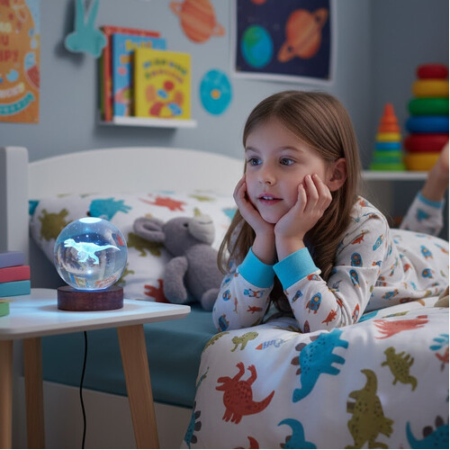 T Rex 3D LED Crystal Lamp